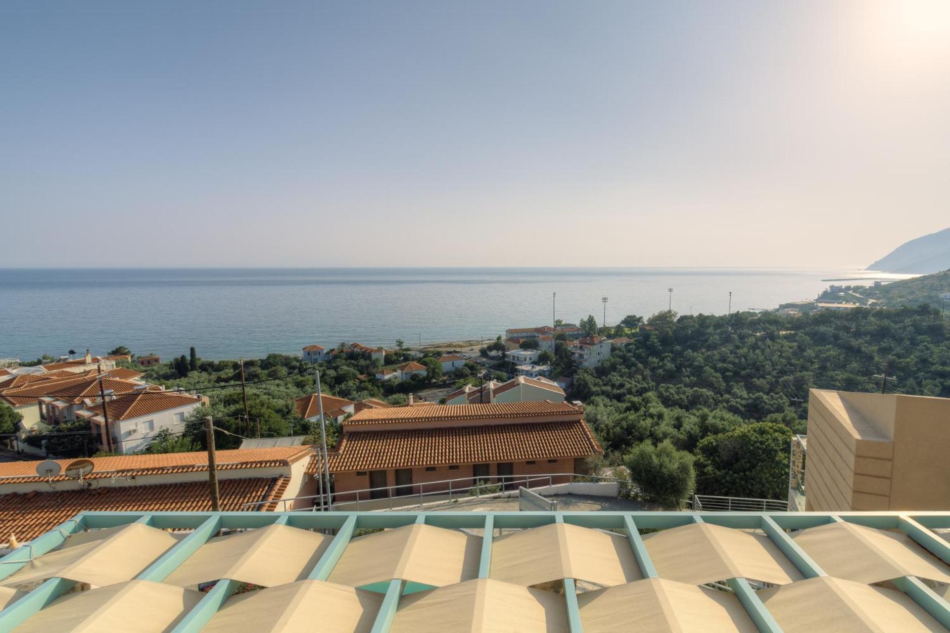 Ouzo Panoramic Houses 2, With Private Pool Plomari Exterior photo